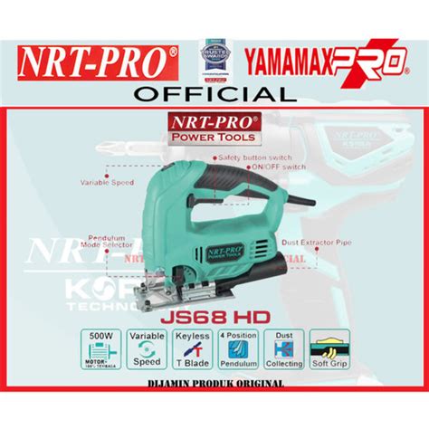 Jual NRT PRO JS 68 HD Mesin Jigsaw Gergaji Listrik Jig Saw JS68HD JS68