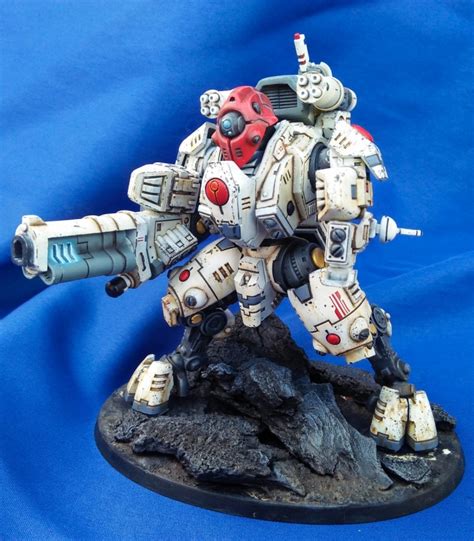 Tau Empire XV95 Ghostkeel Battlesuit By GianCarloJubela Putty Paint