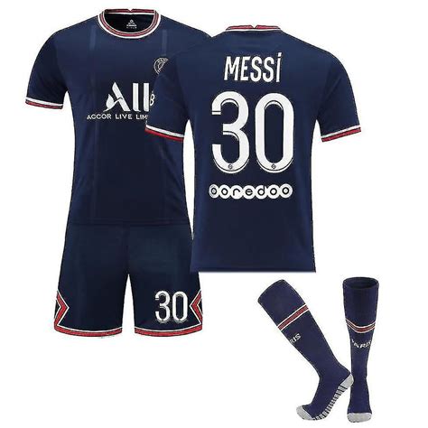 Messi Psg Kits De F Tbol Para Ni Os Pantalones Cortos Y Etsy Espa A