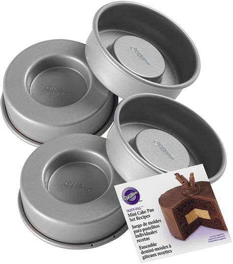 Mini Moldes Para Tortas Redondas Con Relleno Set X Original