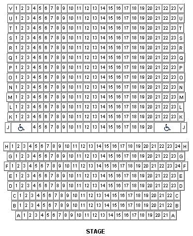 Adam Smith Theatre, Kirkcaldy | Seating Plan, view the seating chart ...