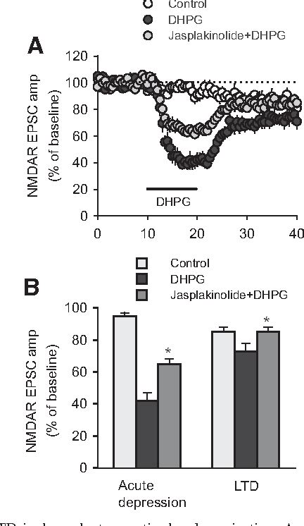 Figure 5 From Mechanisms Of Group I MGluR Dependent Long Term