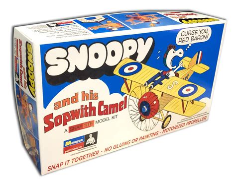 Monogram SNOOPY & HIS SOPWITH CAMEL Model Kit BOX (BOX ONLY- NO KIT ...