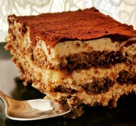 Dolce Tiramisu Speciale Senza Uova Con Crema Al Mascarpone E Caffe