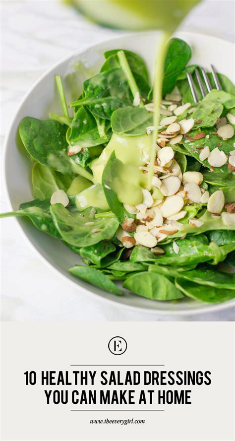 10 Healthy Salad Dressings You Can Make at Home - The Everygirl