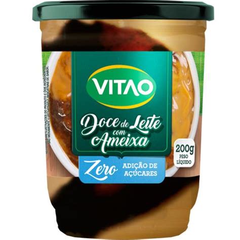 Doce de leite ameixa Vitao Zero Açúcar 200g Sonda Supermercado