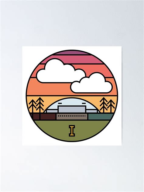 "Kibbie Dome" Poster for Sale by badsticks | Redbubble