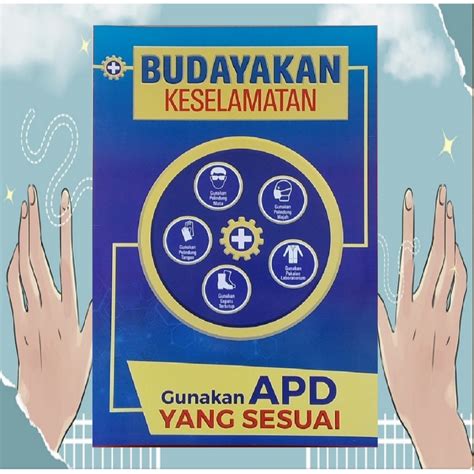 Jual Poster Budaya Kerja Poster Budayakan Keselamatan Kerja Poster