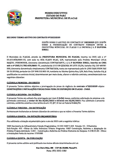 2 T ADITIVO CONTRATO 20220209 Assinado Prefeitura Municipal De