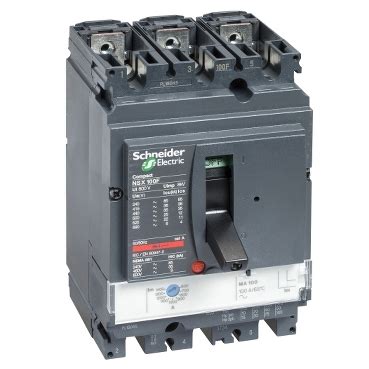 LV429752 - circuit breaker Compact NSX100N, 50 kA at 415 VAC, MA trip ...