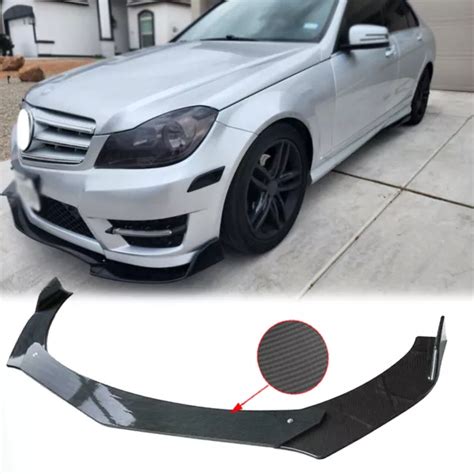 SPOILER AVANT LÈVRE Pare Chocs Carbone Pour Mercedes Benz W204 AMG Line