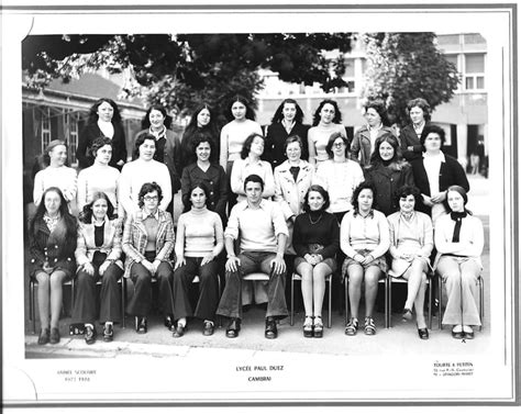 Photo De Classe Terminale G1 Lycée Paul Duez Cambrai De 1974 Lycée