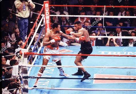 Tyson Right Mike Tyson V Larry Editorial Stock Photo - Stock Image ...