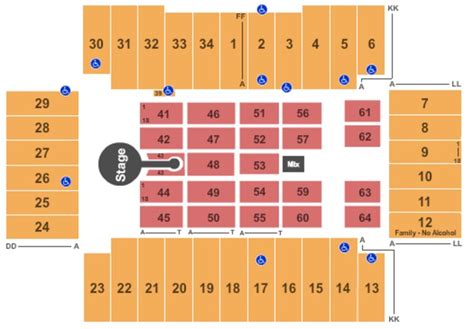 Fargodome Tickets In Fargo North Dakota Fargodome Seating Charts