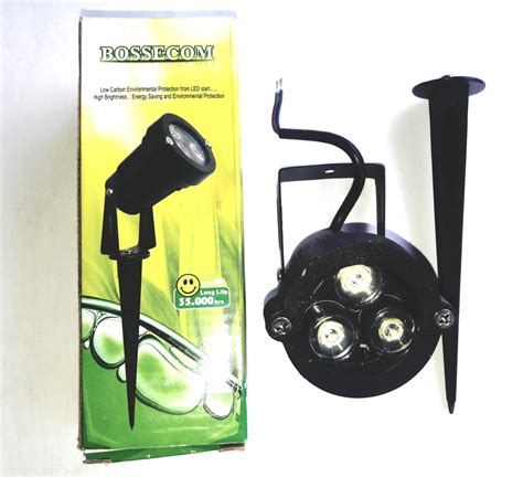 Lampu Taman LED 3W 3Watt 3Wat Lampu Sorot Tembak LED Bossecom Model