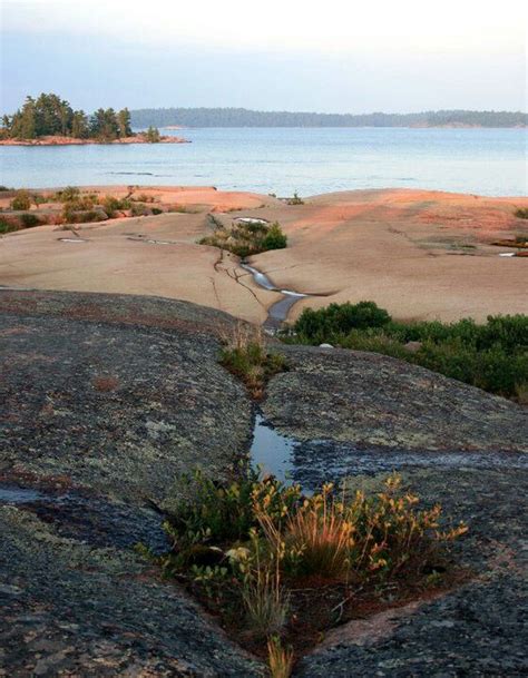 Granite Rock Of The North Channel Islands Country Roads Ontario