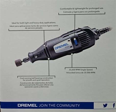 New Dremel 100 Series Corded Rotary Tool Kit With Accessories In Case