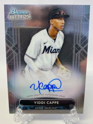 2022 Bowman Sterling Prospect Autographs PA YC Yiddi Cappe MCP