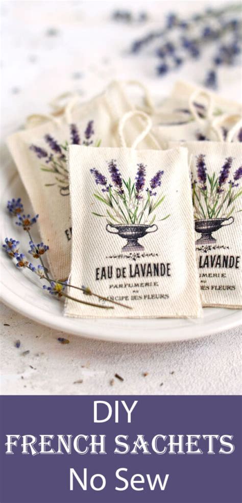 Lavender Sachets Diy No Sew Artofit