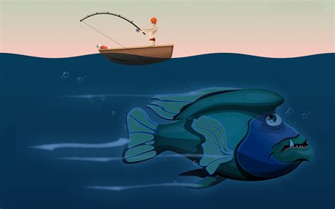 Большой улов - обои для рабочего стола, картинки, фото