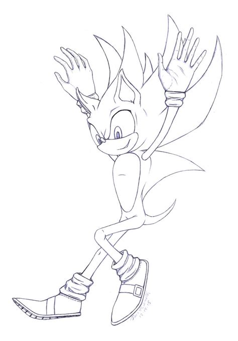 Sonic Line Art by CryoftheBeast on DeviantArt