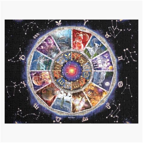 Zodiac Jigsaw Puzzle By David Penfound Astrologie Zodiac Signs Dates