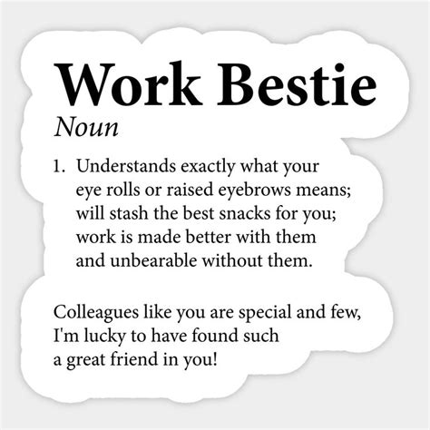 Work Bestie Definition Work Bestie Farewell Bestie Gifts Off