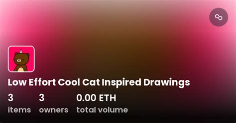 Low Effort Cool Cat Inspired Drawings Collection Opensea