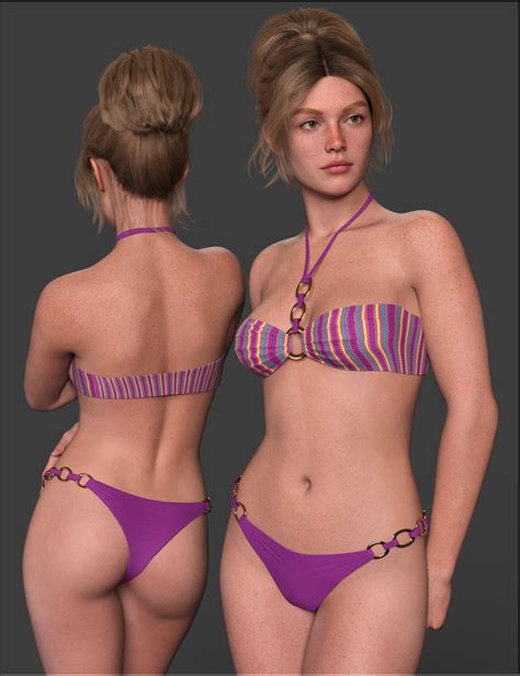 Faxhion Ava Rings Bikini For Genesis 9 Daz 3D