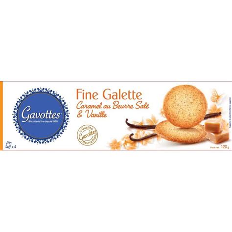 Fine Galette Au Caramel Au Beurre Sal Et Vanille Gavottes G