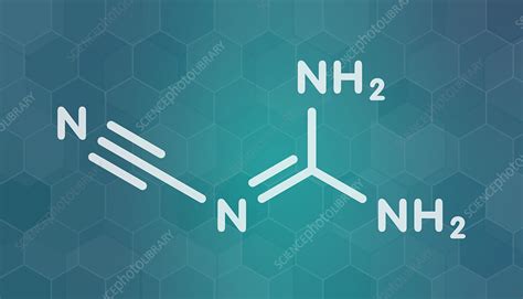 Dicyandiamide molecule, illustration - Stock Image - F027/8003 ...