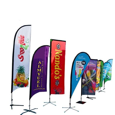 Advertising Custom Flying Banners Open Sale Text Teardrop Flag Beach Feather Flag Banners