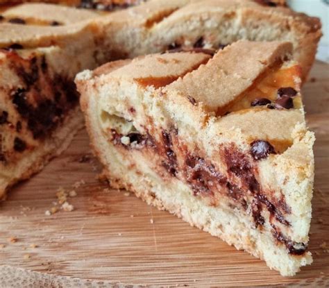 CROSTATA FINTA PASTIERA PER GOLOSI Con Ricotta E Nutella Dolce Ripieno