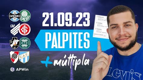 PALPITES DE FUTEBOL PARA HOJE 21 09 2023 BILHETE DE APOSTA MÚLTIPLA