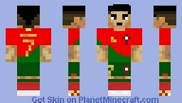 Cristiano Ronaldo Minecraft Skin