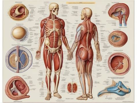 Un Diagramme Du Corps Humain Et De Ses Organes Et Muscles Y Compris La