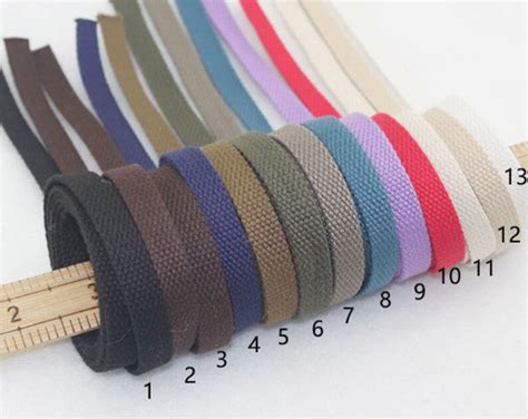 15 Color 1 2 Inch Cotton Webbing Heavy Duty Bag Handles Bag Etsy