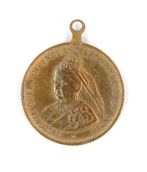 QUEEN VICTORIA DIAMOND Jubilee Medal Medallion Bronze Longest Reign