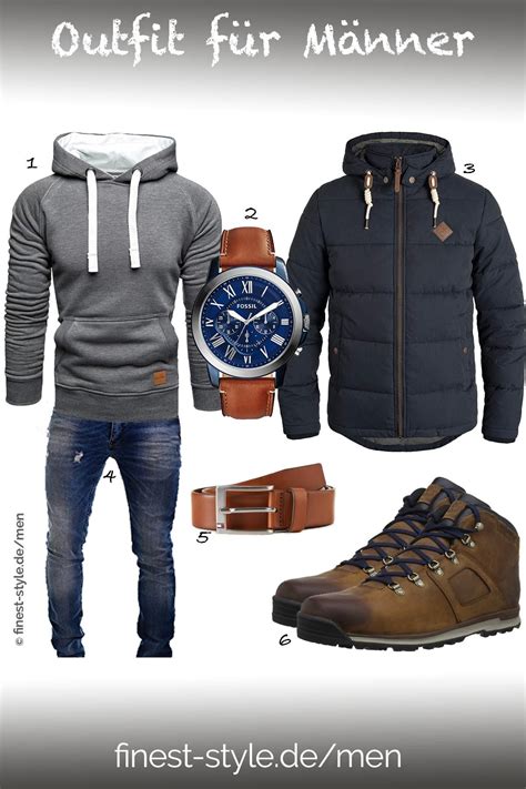 Modernes Herren Outfit Mit Klammotten Von Tommy Hilfiger Fossil