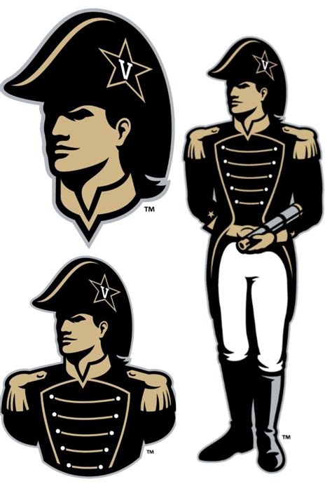 Vanderbilt University Commodores Mascot Logo | Vanderbilt commodores ...