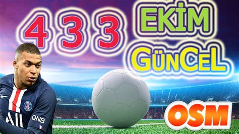 Osm Taktik 2021 433 A Taktik Ekim Güncel Online Soccer Manager New