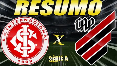 Em Confronto Direto Athletico Vence E Passa O Inter YouTube