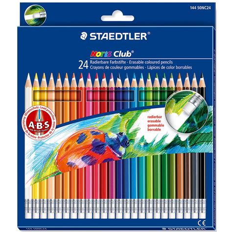 Coloured Pencil Staedtler Noris Club Erasable Pack Of