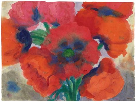 Roter Mohn By Emil Nolde On Artnet