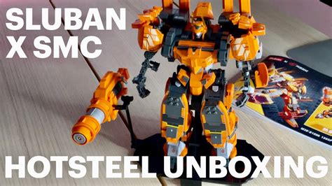 Hotsteel Unboxing Sluban X Smc Super Mecha Champions Youtube