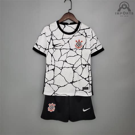 Kit Infantil Corinthians I 21 22 Personalização Grátis Imports do vale