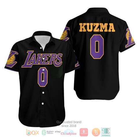 Kyle Kuzma Lakers Jersey Inspired Style Hawaiian Shirt - HomeFavo