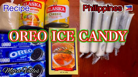 Oreo Ice Candy Recipe Philippines 🇵🇭 Youtube