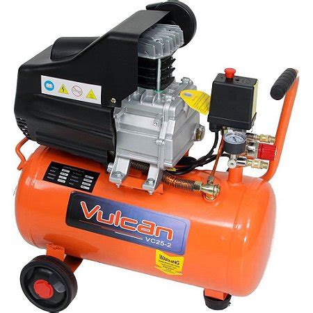 Compressor De Ar Litros Hp Bar V Vc Spinner Vulcan