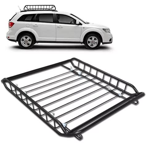 Rack Gradeado Teto Carros Universal 45kg Preto Projecar